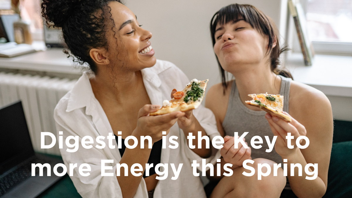 Image for root + springs blog: Digestion is the Key to Better Energy and Mood this Spring.