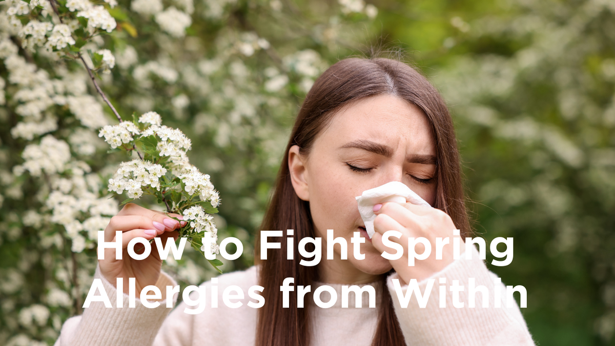 Image for root + spring's blog titled: How to Fight Spring Allergies from Within