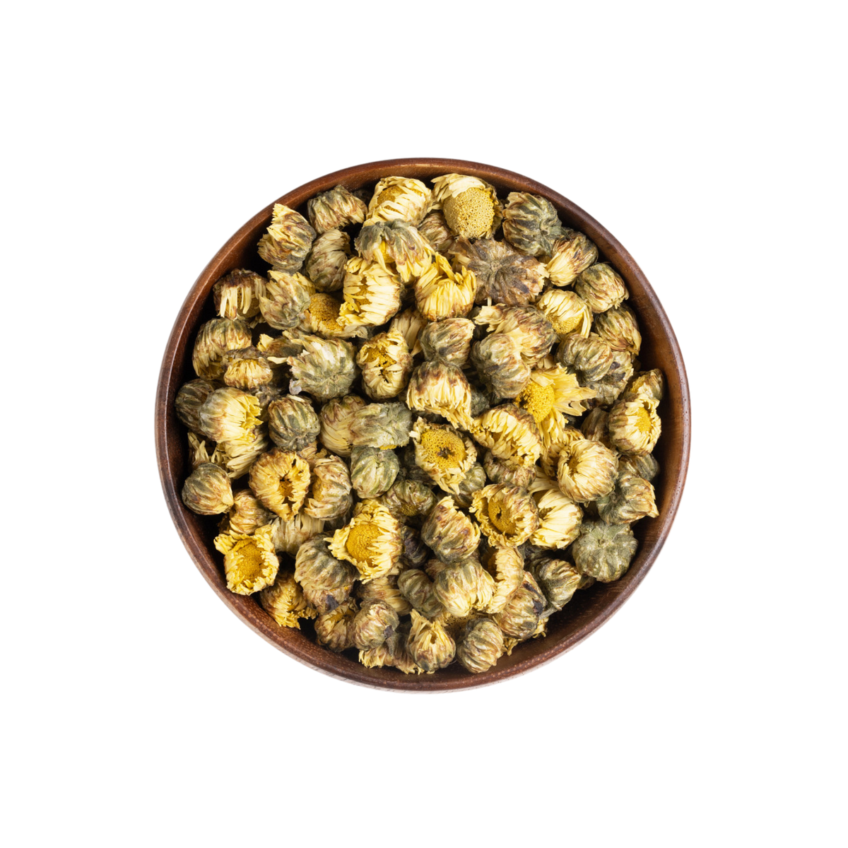 Image for root + spring's premium raw herb baby chrysanthemum or tai ju out of the bag