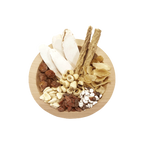 Image of ingredients for root + spring's Chinese herbal broth and soup kit for detoxification or "yeet hay".