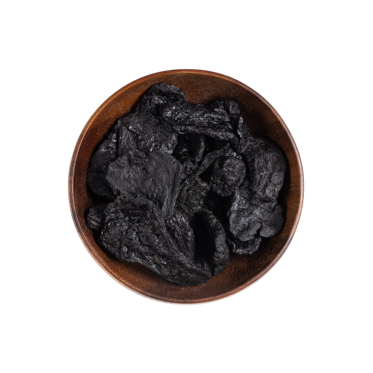 Image for root + springs premium raw herb processed rehmannia or shu di huang out of the bag.