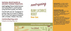 label of Raw Licorice Root (Gan Cao Tang) | Herbal Tincture