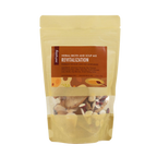 Image of packaging for root + spring's Chinese herbal broth and soup mix for revitalization. 