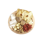 Image of ingredients for root + spring's Chinse herbal soup mix for Revitalization. 