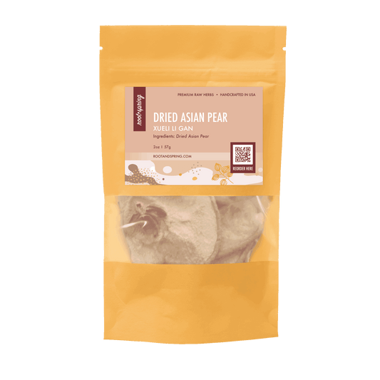 Image for root + spring's premium raw herb dried asian pear or xueli li gan.