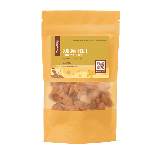 Image for root + spring's premium raw herb longan fruit or long yan rou.