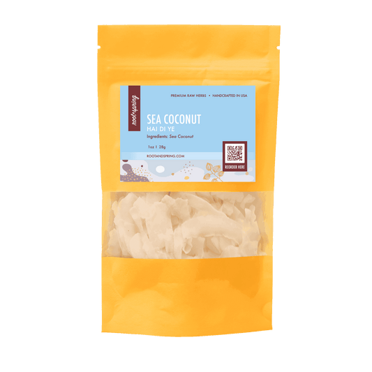 Image for root + spring's premium raw herb sea coconut or hai di ye.