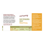 Label for Raw Rehmannia Root, or Sheng Di Huang, herbal tincture by root + spring. 