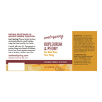 Label for Bupleurum & Peony (Jia Wei Xiao Yao Tang) Herbal Tincture by root + spring