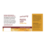 label of Peaceful Sleep (An Mian Tang) | Herbal Tincture