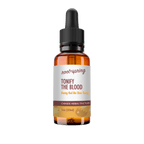 A 1 oz amber glass dropper bottle of Root+Spring Restore the Right You Gui Yin Tang Chinese Herbal Tincture, featuring a white label with brown and yellow text, and a black dropper cap, isolated on a white background.