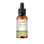 A 1 oz amber glass dropper bottle of Root+Spring Privet Fruit single ingredient tincture, featuring a white label with green and orange text, and a black dropper cap, set against a plain white background.