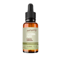 A 1oz amber glass dropper bottle of Root+Spring California Poppy single ingredient tincture, featuring a black dropper cap and a light sage green label with brown text and botanical illustrations.